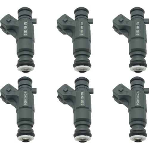 6Pcs Car Fuel injector For Jinbei Grace Yangtze Zhongxing pickup oem 0280156276