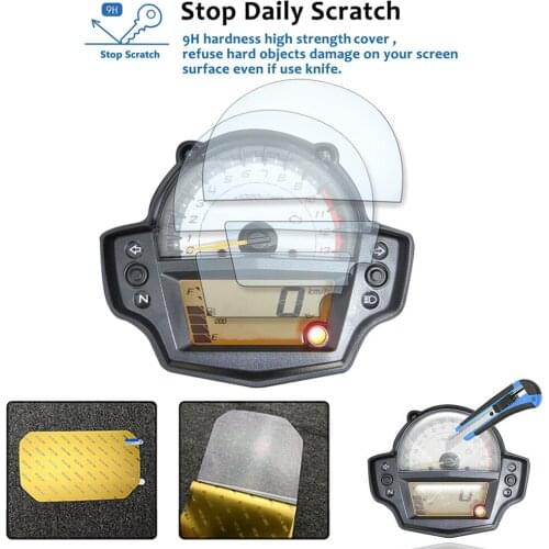 For Kawasaki Versys650 Versys 650 2016-2017 Motorcycle Accessories Cluster Scratch Protection Film Screen Protector