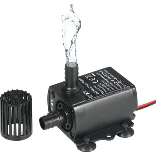 Solar pump Decdeal DC12V 5W Ultra-quiet Mini Brushless Water Pump Waterproof Submersible Fountain Aquarium Circulating
