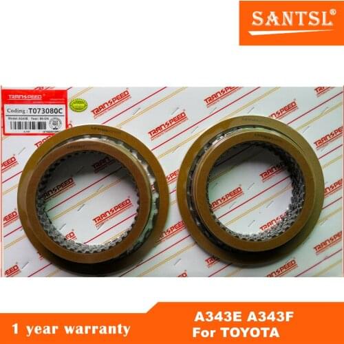 A343E A343F 30-43LE Auto Transmission Friction Kit Clutch Plates For TOYOTA 2700 HYUNDAI Terracan 1995-UP Transnation