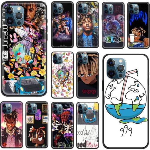 Soft Phone Case For iPhone 11 12 Pro Max XR 7 8 Plus X XS 6 6S 5 5S SE 2020 Shockproof Cover Thin Coque Rap Juice Wrld Singer