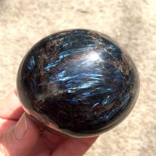 Natural starstone crystal "firework stone" ball heals