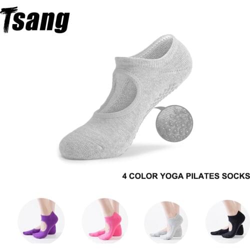 Yoga Socks Fitness Sport Cotton Ballet Sock Strong Grip Dance Workout Ankle Anti-Slip Pilates White Socks носки женские короткие