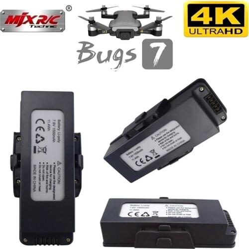 Original MJX B7 Battery 7.6V 1500mAh Drone Battery for MJX Bugs B7 4K Drone 7.6V 1500mAh BATTERY Accessories 1/2Pcs/sets
