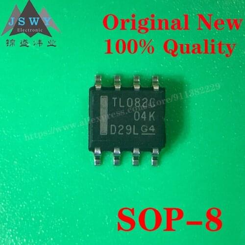 10 pcs TL082CDR SOP-8 Semiconductor Amplifier IC Operational Amplifier-Op Amp Dual JFET Op Amp hqd Chip BOM Order Form