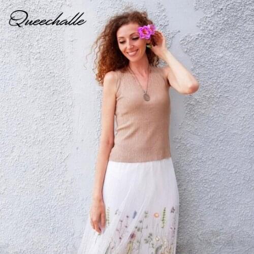 Женские майки QUEECHALLE China At AliExpress