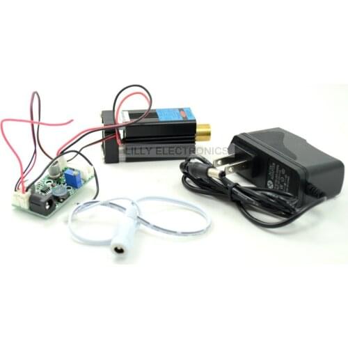 445nm 450nm 500mW Blue Laser Dot Module 12V+ TTL+ Fan Cooling- Working Long time