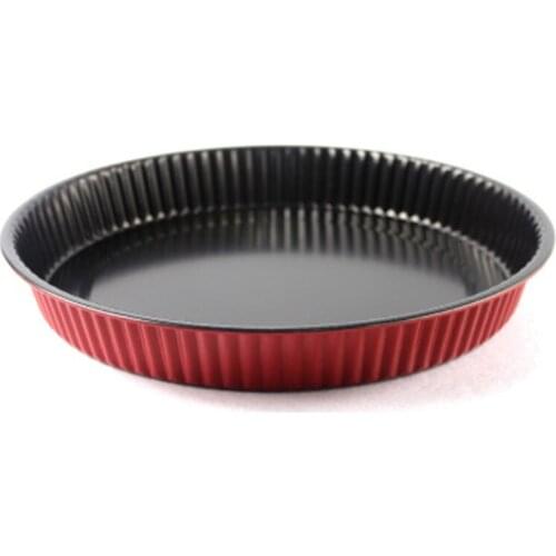 Pizza Pan Non-stick Coating Carbon Steel Crisper Portable Tool For Home Kitchen Home Bakeware Baking Dishes Pans