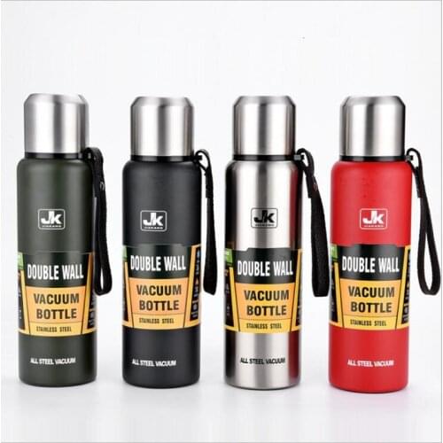 4 Sizes Double Wall Stainless Steel Vacuum Flasks Thermos Cup Coffee Tea Milk Travel Mug Thermo Bottle Gift Thermocup 500-1500ml