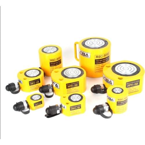 Ultra-thin Portable Hydraulic Lifting Jack Separate Hydraulic Booster Hydrocylinder 5T-100T Y