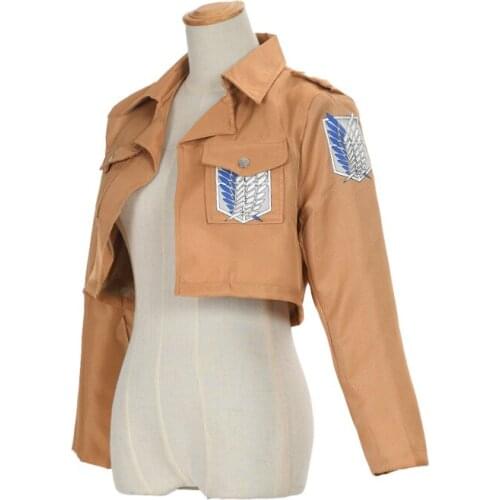STOCK Attack On Titan Cosplay Eren Jaeger Scout Regiment Wings Of Freedom Cosplay Cloak