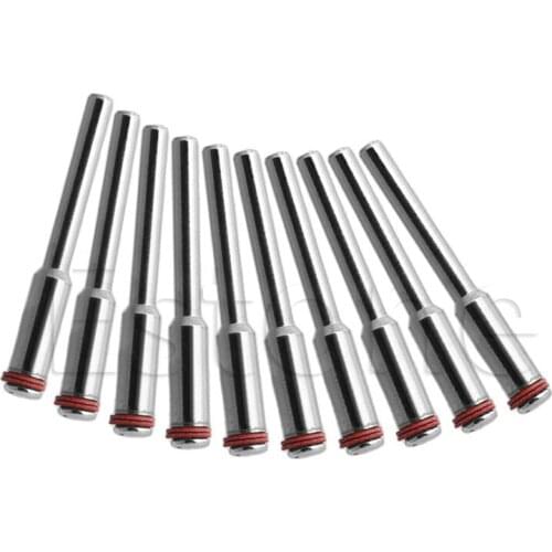 10x 3mm Steel Screw Mandrel Shank Wheel Holder For Rotary Shaft Tool