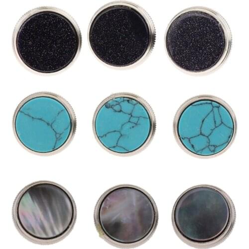 3 Pieces Trumpet Finger Buttons Trumpet Cap Screw Musical Instrument Parts Trumpet Valve Finger Buttons