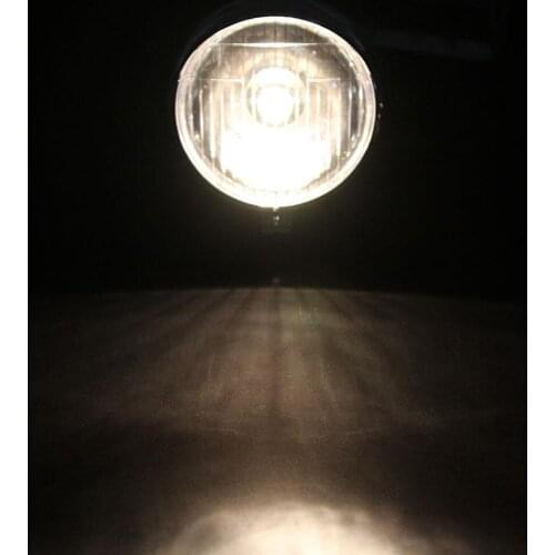 4" Chrome Motor Motorcycle Bullet Shape Headlight Fog Light Lamp for Honda