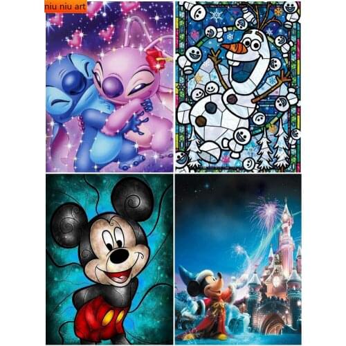Disney 5D Diamond Painting DIY Cross Stitch Paste Diamond Mosaic Pattern Decorative Painting Home