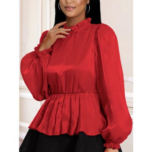 AOMEI Satin Blouses