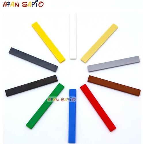 500pcs DIY Building Blocks Figure Bricks Smooth 1x8 10Colors Educational Creative Toys for Children Size Compatible With 4162