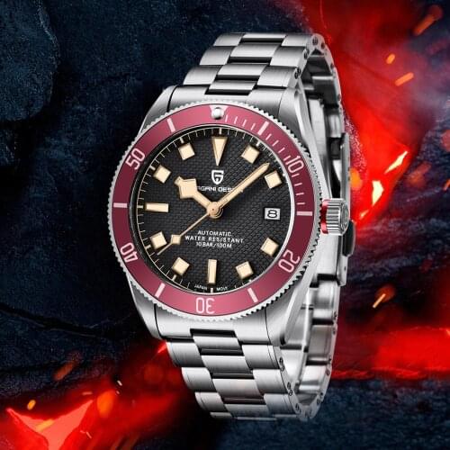 NEW PAGANI DESIGN Mens Watches Top Brand Luxury Sport Watch Mens NH35 Wristwatch Stainless Steel montre homme automatique 1671