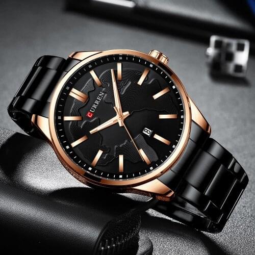 CURREN Mens Watches Business Fashion Top Luxury Brand Sports Quartz Watch Men Casual waterproof Clock Relogio Masculino