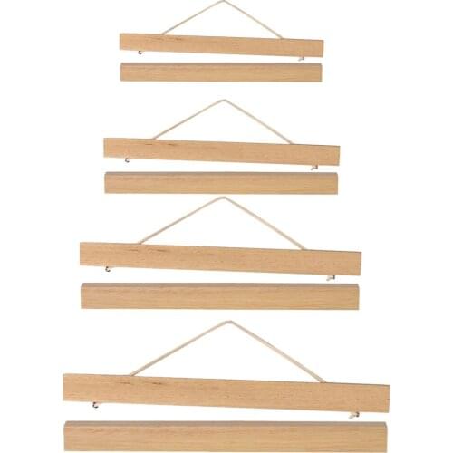 Wooden poster strip poster rail Poster er Poster holder Picture frame er