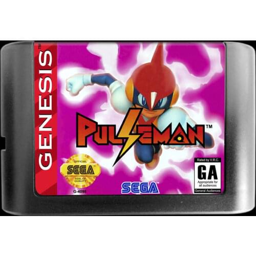 Genesis Game : Pulseman (USA Version!! English Language!! )