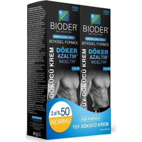 Bıoder Tuy Removal Cream 100 + 100ml Men
