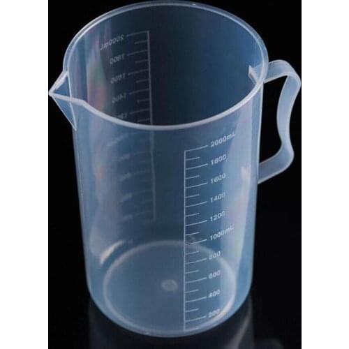 250/500/1000/2000ml Graduated Measuring Cup, Measuring Cup with Handle Liquid Cooking Pitcher Pourer Spout Kitchen Gadget