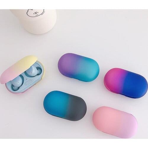 Luxury Gradient Protective Case For Samsung Galaxy Buds+ Cover Hard PC Full Cases Earphone Covers For Samsung Buds Plus Funda