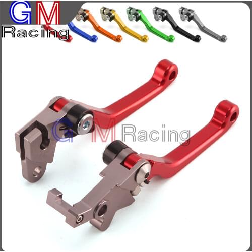 Motorcycle CNC Billet Pivot Foldable Brake Clutch Levers For HONDA XR250 MOTARD 95-07 CRM250R CRM250 94-99 XR400 05-08 Dirt Bike