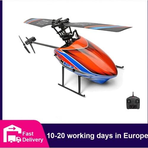 WLtoys K127 RC Helicopter 4 Channel 6-Axis Gyro Stabilizer Altitude Hold Helicopter for Indoor to Fly for Kids and Beginners