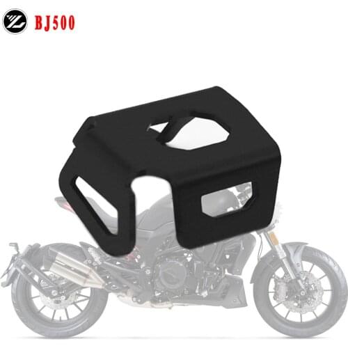 For Benelli TRK 502 502X BJ500 Leoncino 500 Motorcycle Rear Brake Pump Fluid Tank Reservoir Guard Protector Cover OIL CUP