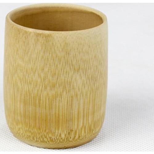 Green Natural Pure Handmade Bamboo Tea Cups Water Cup Bamboo Round Tea Cups Insulated Small Gift Kitchen Tools Home Cocina
