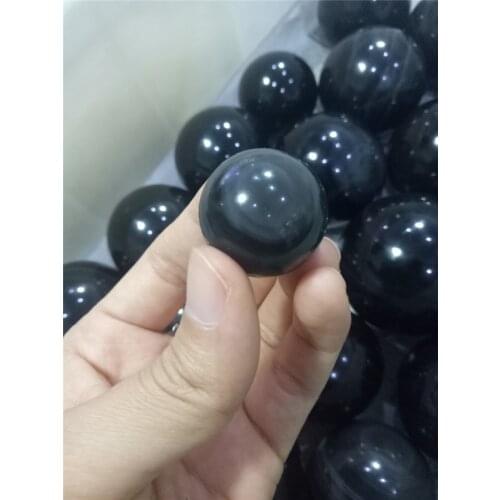 1pcs cute natural rainbow obsidian stone Sphere Ball reiki healing chakra making optical meditation