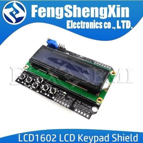1pcs New LCD Keypad Shield of the LCD1602 character LCD input and output expansion board For arduino