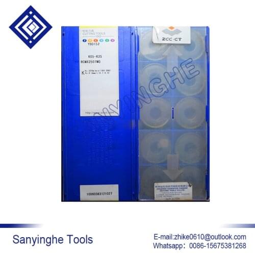 Free shipping high quality 10pcs/lots YBD152 RCMX2507MO cnc carbide turning inserts