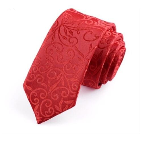 2018 new Korean version of the British mens business dress tie groom wedding work casual tie pure color printing tie