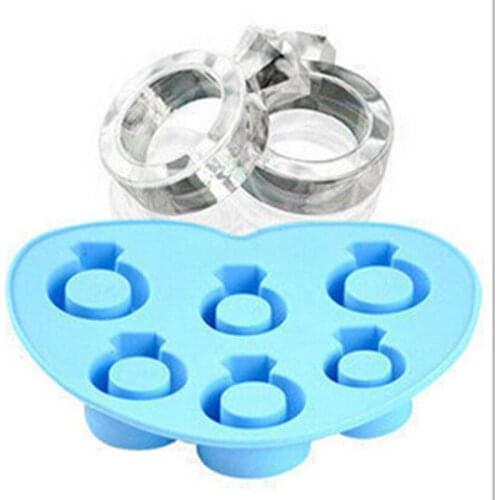 2019 New Arrival 3D Engagement Ring For Love FDA Silicone Cake Chocolate Ice Silicone Mold Mould DIY Jelly Pudding Mould