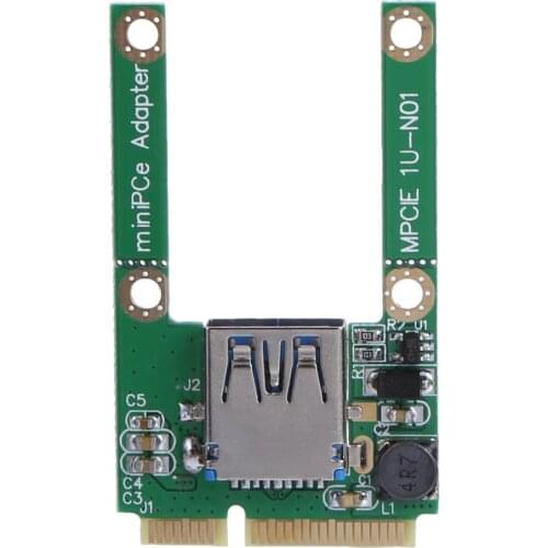 Mini PCI-E to USB 3.0 PCI Express Expansion Adapter Card Laptop PCI Express PCIe To USB 3.0 Converter Riser Card Adapter for PC