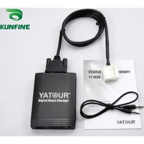 Car Digital Music Changer Adapter USB SD Aux MP3 Interface Car Stereo Radio For Honda2.4 Bluetooth Phone Mould&Controller Option