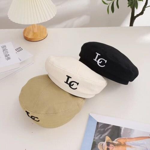 Cotton Beret Female Spring Autumn Hat Women Flat Solid Color Vintage Elegant Painter Cap Girl Fashion Bonnet Head Accessories