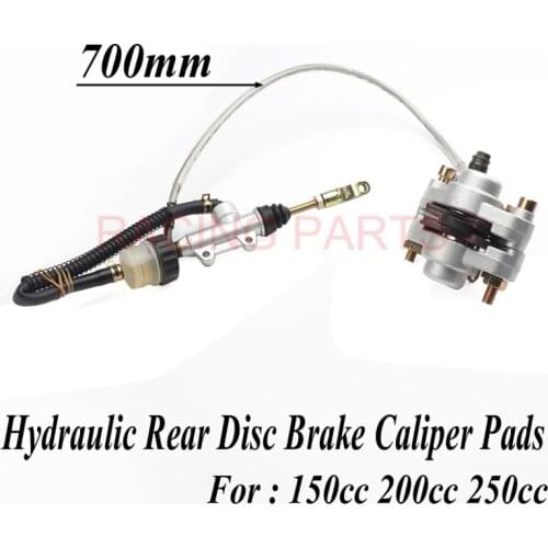 Hydraulic Rear Disc Brake Caliper Pads 150cc 200cc 250cc ATV Quad Dirtbike zongshen loncin lifan taotao ATV quad