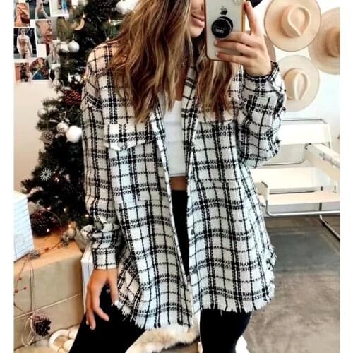 Женские рубашки в клетку Khalee Yose China At AliExpress