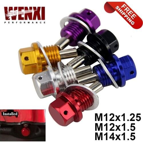 M12x1.5 M12x1.25 M14*1.5 Magnetic Oil Drain Plug Magnetic Oil Sump Nut WX-ODP12125/1215/1415