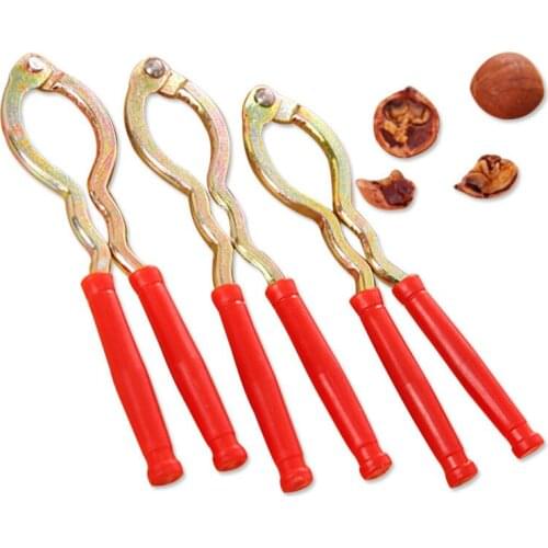 Popular 2020 Portable Nut Kitchen Gadgets Tool Sheller Walnut Opener Plier Metal Opener Nutcracker Kitchen Accessories