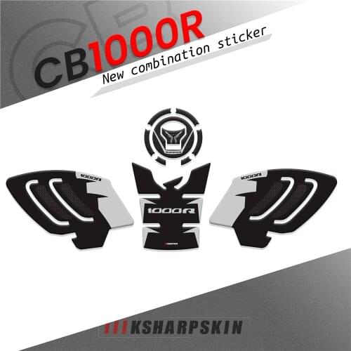 NEW Motorcycle 3D air cap sticker tank pad sticker Fuel Oil Tank Protector Kit Decoration For HONDA CB1000R cb 1000r cb1000 r