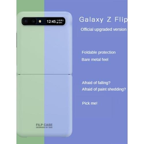 New Foldable Style Case For Samsung Galaxy Z Flip Case Ultrathin Shell GKK PC High Quality Back Cover Anti-knock Protective Case