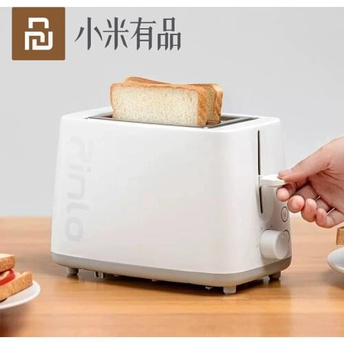 Original Xiaomi Pinlo 750w Electric Bread Toaster Stainless Steel Bread Baking Maker Machine for Sandwich Reheat Kitchen Toast