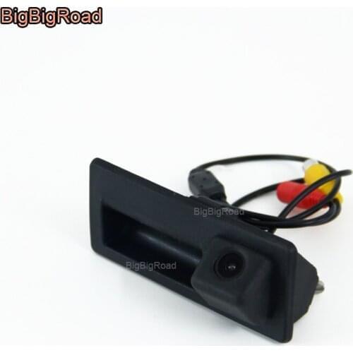 Car Trunk Handle Reverse Backup Camera For Audi A6 C7 4G 2011 2012 2013 2014 2015 2016-2018 Replace The Trunk Handle Switch Jack
