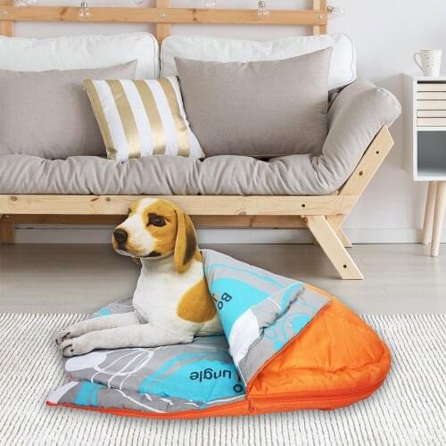 Dog Sleeping Bag for waterproof warm,Packable Pet Sleeping Bed Comfortable Washable, Pet Bed for Cats and Small Dogs Doghouse