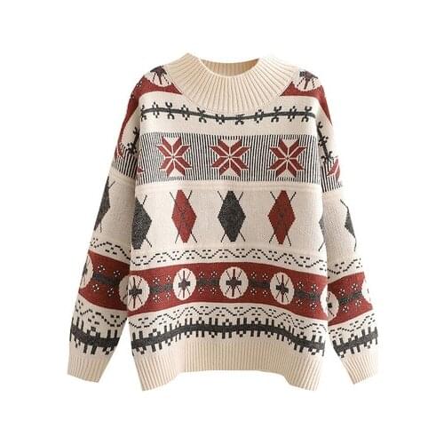 Womens Sweater 2020 Autumn and Winter New Loose Thick Knitwear Top
